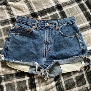 levi jean shorts